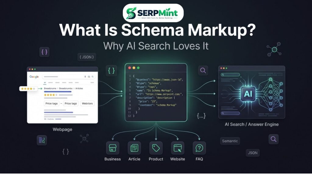 What is schema markup and how structured data helps search engines and AI search