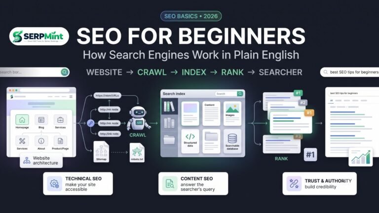 SEO for Beginners: How Search Engines Work in Plain English (2026)